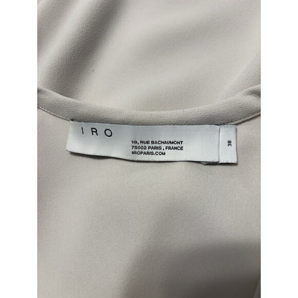 IRO Paris Latte Beige Mini Dress EU 38 US 8 - Picture 3 of 3